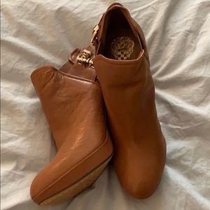 Camel leather shooties.